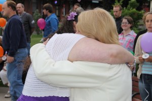 Candlelit Vigil for Angie, Angela Steigerwalt, Depot Square Park, Tamaqua, 6-14-2014 (119)