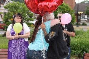 Candlelit Vigil for Angie, Angela Steigerwalt, Depot Square Park, Tamaqua, 6-14-2014 (154)