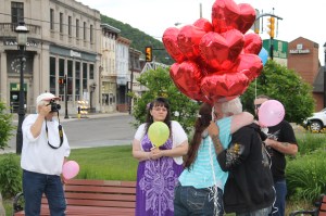 Candlelit Vigil for Angie, Angela Steigerwalt, Depot Square Park, Tamaqua, 6-14-2014 (155)