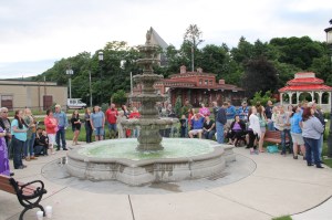 Candlelit Vigil for Angie, Angela Steigerwalt, Depot Square Park, Tamaqua, 6-14-2014 (215)