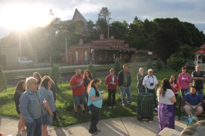 Candlelit Vigil for Angie, Angela Steigerwalt, Depot Square Park, Tamaqua, 6-14-2014 (220)