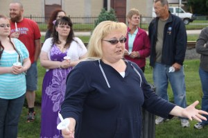 Candlelit Vigil for Angie, Angela Steigerwalt, Depot Square Park, Tamaqua, 6-14-2014 (238)