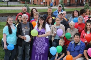 Candlelit Vigil for Angie, Angela Steigerwalt, Depot Square Park, Tamaqua, 6-14-2014 (26)