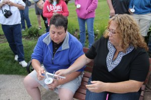 Candlelit Vigil for Angie, Angela Steigerwalt, Depot Square Park, Tamaqua, 6-14-2014 (265)