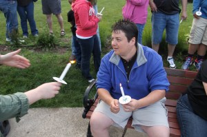 Candlelit Vigil for Angie, Angela Steigerwalt, Depot Square Park, Tamaqua, 6-14-2014 (266)
