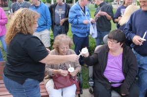 Candlelit Vigil for Angie, Angela Steigerwalt, Depot Square Park, Tamaqua, 6-14-2014 (272)