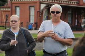Candlelit Vigil for Angie, Angela Steigerwalt, Depot Square Park, Tamaqua, 6-14-2014 (275)