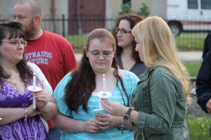 Candlelit Vigil for Angie, Angela Steigerwalt, Depot Square Park, Tamaqua, 6-14-2014 (283)