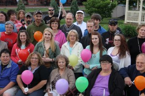 Candlelit Vigil for Angie, Angela Steigerwalt, Depot Square Park, Tamaqua, 6-14-2014 (29)