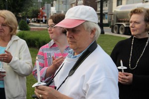 Candlelit Vigil for Angie, Angela Steigerwalt, Depot Square Park, Tamaqua, 6-14-2014 (294)