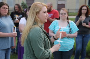Candlelit Vigil for Angie, Angela Steigerwalt, Depot Square Park, Tamaqua, 6-14-2014 (295)