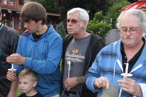 Candlelit Vigil for Angie, Angela Steigerwalt, Depot Square Park, Tamaqua, 6-14-2014 (300)