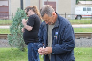 Candlelit Vigil for Angie, Angela Steigerwalt, Depot Square Park, Tamaqua, 6-14-2014 (304)