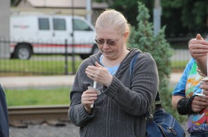 Candlelit Vigil for Angie, Angela Steigerwalt, Depot Square Park, Tamaqua, 6-14-2014 (305)