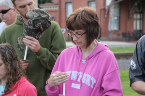 Candlelit Vigil for Angie, Angela Steigerwalt, Depot Square Park, Tamaqua, 6-14-2014 (307)