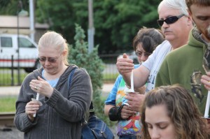 Candlelit Vigil for Angie, Angela Steigerwalt, Depot Square Park, Tamaqua, 6-14-2014 (308)