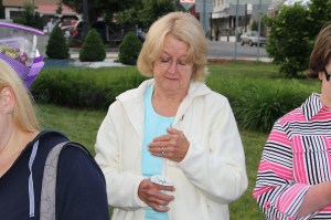 Candlelit Vigil for Angie, Angela Steigerwalt, Depot Square Park, Tamaqua, 6-14-2014 (313)