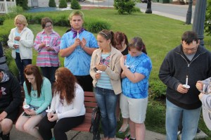 Candlelit Vigil for Angie, Angela Steigerwalt, Depot Square Park, Tamaqua, 6-14-2014 (322)