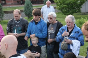 Candlelit Vigil for Angie, Angela Steigerwalt, Depot Square Park, Tamaqua, 6-14-2014 (327)