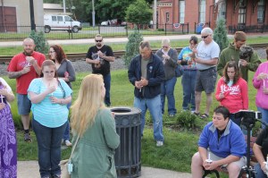 Candlelit Vigil for Angie, Angela Steigerwalt, Depot Square Park, Tamaqua, 6-14-2014 (331)