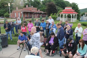 Candlelit Vigil for Angie, Angela Steigerwalt, Depot Square Park, Tamaqua, 6-14-2014 (335)