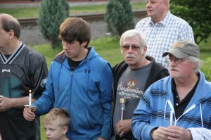 Candlelit Vigil for Angie, Angela Steigerwalt, Depot Square Park, Tamaqua, 6-14-2014 (338)