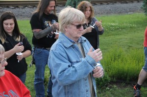 Candlelit Vigil for Angie, Angela Steigerwalt, Depot Square Park, Tamaqua, 6-14-2014 (345)