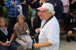 Candlelit Vigil for Angie, Angela Steigerwalt, Depot Square Park, Tamaqua, 6-14-2014 (356)
