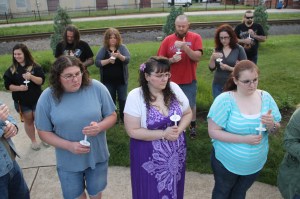 Candlelit Vigil for Angie, Angela Steigerwalt, Depot Square Park, Tamaqua, 6-14-2014 (364)