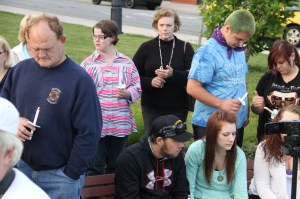 Candlelit Vigil for Angie, Angela Steigerwalt, Depot Square Park, Tamaqua, 6-14-2014 (368)