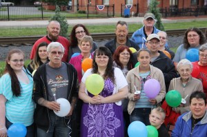 Candlelit Vigil for Angie, Angela Steigerwalt, Depot Square Park, Tamaqua, 6-14-2014 (37)