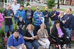 Candlelit Vigil for Angie, Angela Steigerwalt, Depot Square Park, Tamaqua, 6-14-2014 (376)