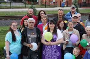 Candlelit Vigil for Angie, Angela Steigerwalt, Depot Square Park, Tamaqua, 6-14-2014 (38)