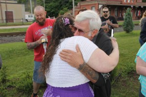 Candlelit Vigil for Angie, Angela Steigerwalt, Depot Square Park, Tamaqua, 6-14-2014 (396)