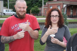 Candlelit Vigil for Angie, Angela Steigerwalt, Depot Square Park, Tamaqua, 6-14-2014 (399)