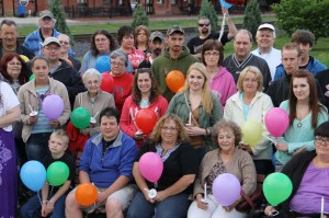 Candlelit Vigil for Angie, Angela Steigerwalt, Depot Square Park, Tamaqua, 6-14-2014 (40)