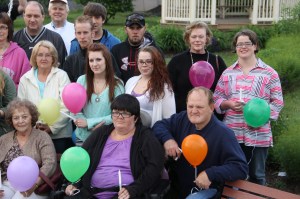 Candlelit Vigil for Angie, Angela Steigerwalt, Depot Square Park, Tamaqua, 6-14-2014 (42)