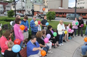 Candlelit Vigil for Angie, Angela Steigerwalt, Depot Square Park, Tamaqua, 6-14-2014 (52)