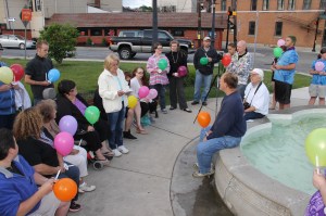 Candlelit Vigil for Angie, Angela Steigerwalt, Depot Square Park, Tamaqua, 6-14-2014 (53)