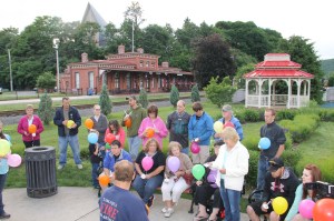 Candlelit Vigil for Angie, Angela Steigerwalt, Depot Square Park, Tamaqua, 6-14-2014 (54)