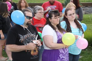 Candlelit Vigil for Angie, Angela Steigerwalt, Depot Square Park, Tamaqua, 6-14-2014 (58)