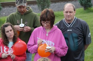 Candlelit Vigil for Angie, Angela Steigerwalt, Depot Square Park, Tamaqua, 6-14-2014 (59)