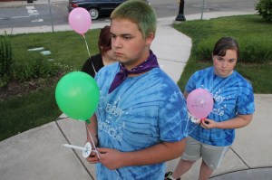 Candlelit Vigil for Angie, Angela Steigerwalt, Depot Square Park, Tamaqua, 6-14-2014 (67)