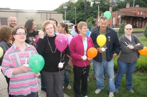 Candlelit Vigil for Angie, Angela Steigerwalt, Depot Square Park, Tamaqua, 6-14-2014 (8)
