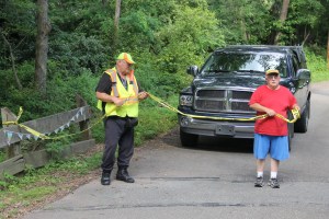 Fallen Tree on Wires, Church Road, Rush Township, 6-27-2014 (11)
