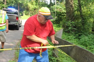Fallen Tree on Wires, Church Road, Rush Township, 6-27-2014 (16)