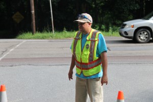 Fallen Tree on Wires, Church Road, Rush Township, 6-27-2014 (6)