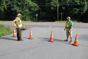 Fallen Tree on Wires, Church Road, Rush Township, 6-27-2014 (8)