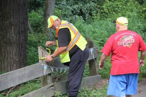 Fallen Tree on Wires, Church Road, Rush Township, 6-27-2014 (9)