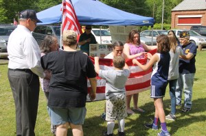 Flag Ceremony, Navy Club, USS Carbon County Ship 260, No. 9 Mine and Museum, Lansford, 5-25-2014 (35)